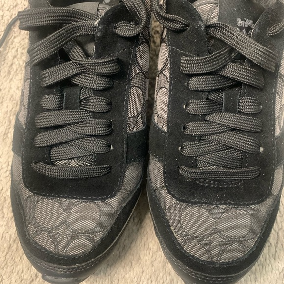 Black Coach C logo Mason Sneaker. See description for size information. - Picture 12 of 13